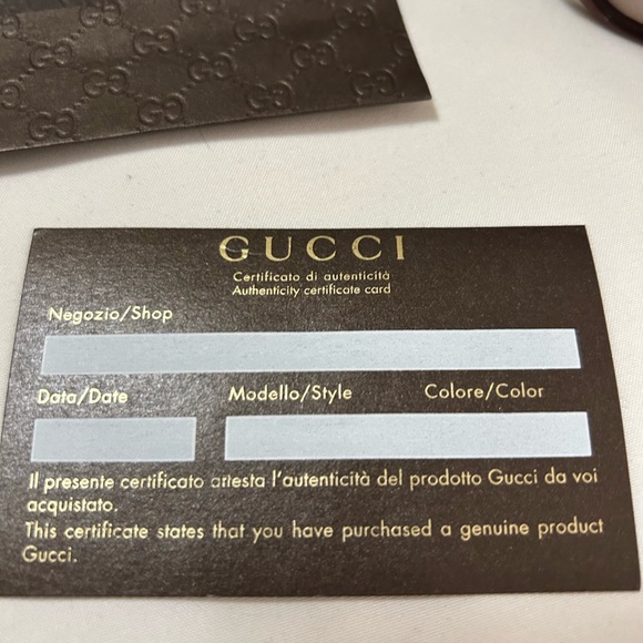 Gucci Elegant Dark Brown Sunglasses - Picture 3 of 9